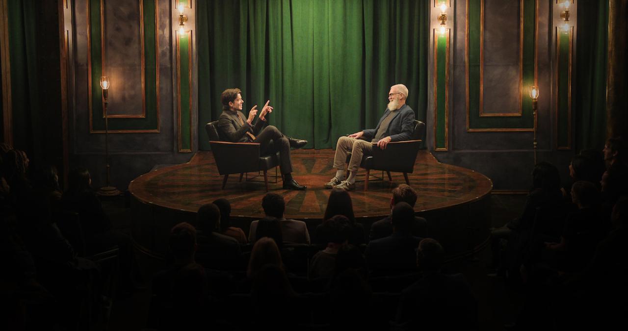 فيلم My Next Guest with David Letterman and John Mulaney 2024 مترجم كامل اون لاين HD